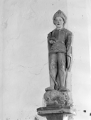Statue (d'applique, petite nature) : saint Georges, chapelle Notre-Dame (Séglien)