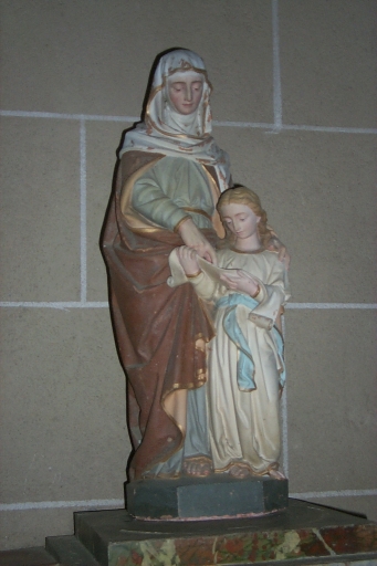 Statue : Education de la Vierge