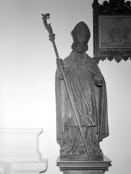 Statue : Saint Clair, église paroissiale Saint-Pierre, Saint-Paul (Loyat)