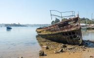 Cimetière de bateaux, Quelmer (Saint-Malo)