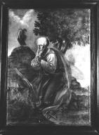 Tableau : Le remords de saint Pierre, église paroissiale de la Sainte Croix (La Croix-Helléan)