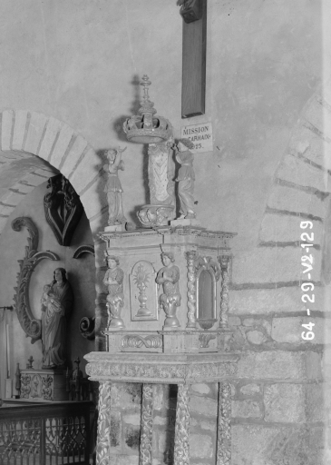 Tabernacle (autel secondaire), église paroissiale Saint-Pierre (Carhaix-Plouguer)