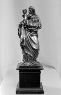 Statue (statuette) : Vierge à l'Enfant, église paroissiale Saint-Pierre (Pleudaniel)