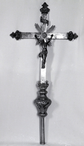 Croix de procession, église paroissiale Saint-Médard (Billé)