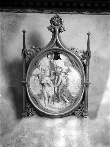 Demi-relief : Baptême du Christ