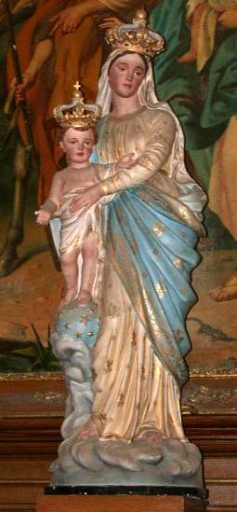 Statue sur culot : Vierge à l'Enfant, dite Notre-Dame des Victoires