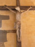 Croix : Christ en Croix, chapelle Saint-Gobrien (Saint-Servant-sur-Oust)