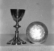 Calice, patène 1, église Saint-Gilles (Malestroit)