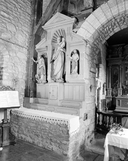 Autels (2), retables (2), (autel secondaire, retable architecturé à niche), église paroissiale Sainte-Agnès (Tréfumel)