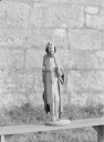 Statue : Saint Jean-Baptiste, chapelle Saint-Sébastien (Poullaouen)