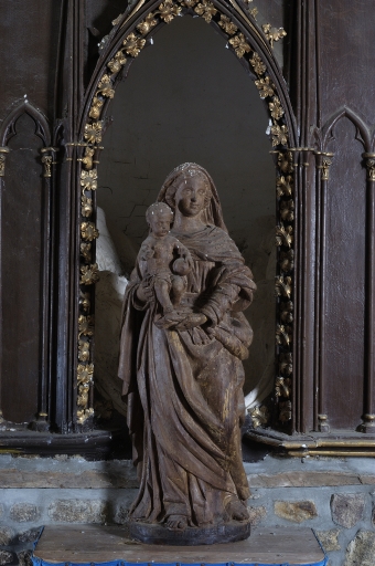 Groupe sculpté : Vierge à l'Enfant