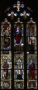 Ensemble des verrières géométriques et historiées des baies 1 à 10