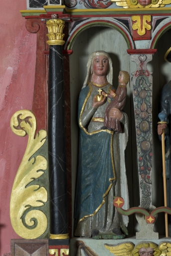 Statue : Vierge à l'Enfant