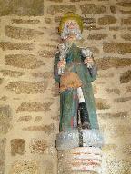 Statue (petite nature) : saint Nicodème, chapelle Saint-Melen (Lignol)