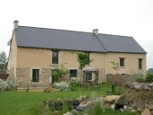 Alignement de deux maisons, le Plessis (La Baussaine)