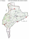 Les moulins de la commune de Bolazec