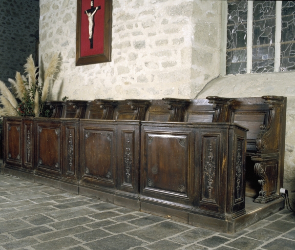 Stalles (12), rue Saint-Etienne (Jugon-les-Lacs fusionnée en Jugon-les-Lacs - Commune nouvelle en 2016)