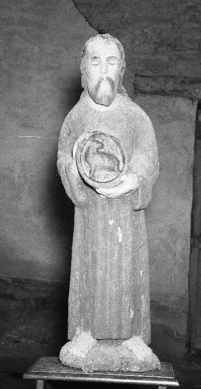 Statue (petite nature, d'applique) : saint Jean-Baptiste, chapelle Saint-Nicolas (Lignol)