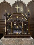 Châsse-reliquaire, église Sainte-Zéphirine (Tréal)