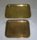 Ensemble de 2 plateaux de communion