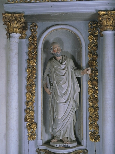 Statue (grandeur nature) : saint Pierre
