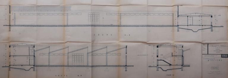 L'externat et les ateliers du lycée Paul Sérusier, avenue Waldkappel (Carhaix-Plouguer)