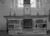 Autel (2, autel secondaire, autel tombeau), chapelle Saint-André (Cléguérec)