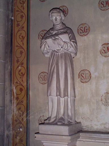 Statue (petite nature) : saint Gilduin de Chartres