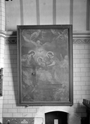 Tableau : la mort de Saint Joseph, église paroissiale Saint-Pierre, Immaculée-Conception (Mecé)