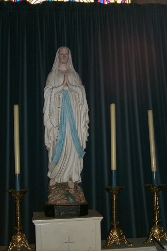 Statue : Vierge, dite Notre-Dame de Lourdes