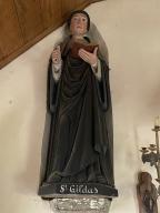 Statue : Saint Gildas, chapelle Saint-Gildas, Quelneuc (Taupont)