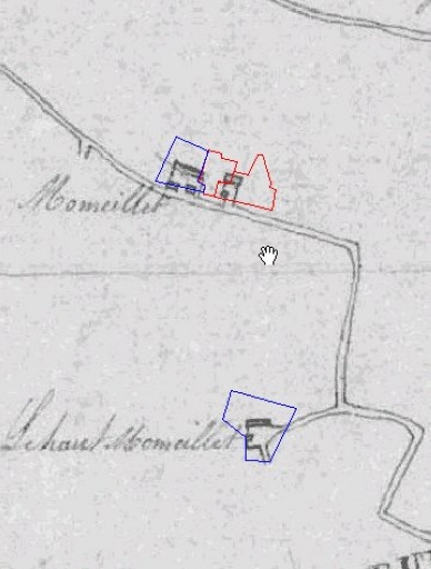 Écart, Momeillet (Chasné-sur-Illet)