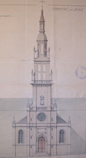 Église paroissiale Notre-Dame-de-Bon-Voyage, place de l'Eglise (Binic fusionnée en Binic-Etables-sur-Mer en 2016)