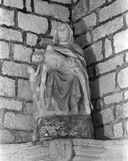 Groupe sculpté : Vierge de Pitié, église paroissiale Saint-Demet (Plozévet)