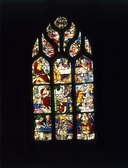 Verrière : la vie et la mort de saint Jean Baptiste, chapelle Saint-Fiacre (Le Faouët)