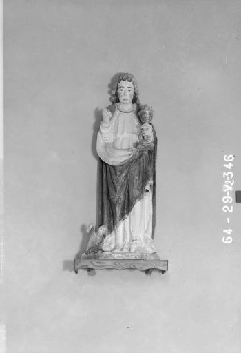 Statue : Saint Jean, chapelle Saint-Sauveur (Saint-Hernin)