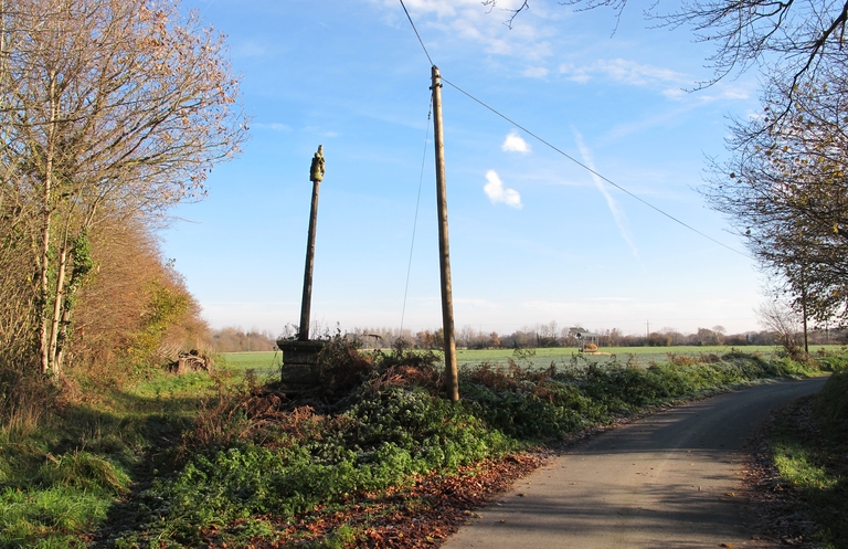 Croix de chemin, Hent Glaz (Prat)