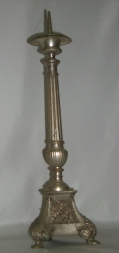 Paire 2 de chandeliers d'autel