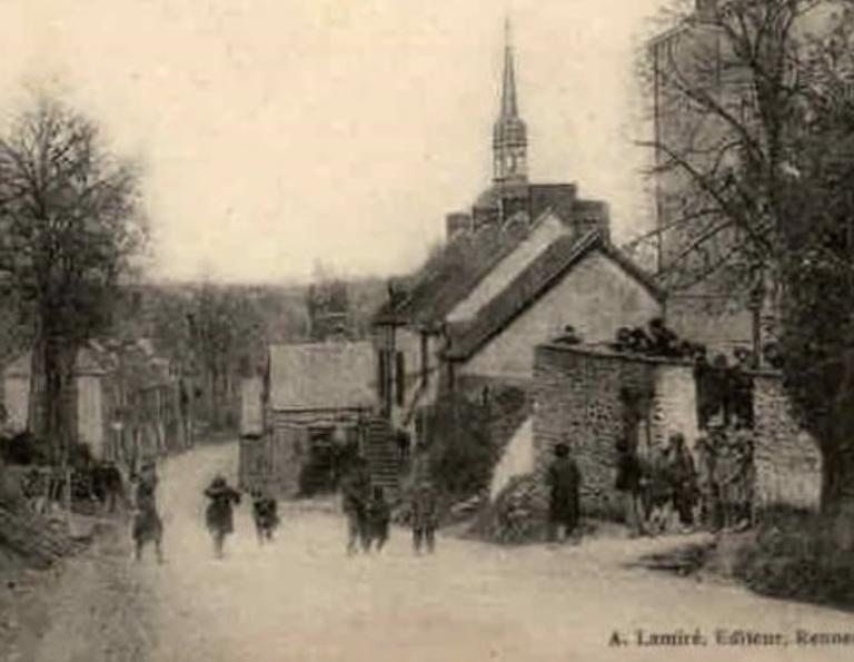 Les maisons du bourg de Chanteloup
