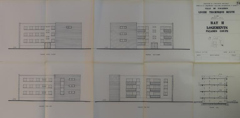 Lycée professionnel Jean Guéhenno, 3 promenade du Gué Maheu (Fougères)