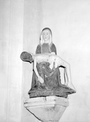 Groupe sculpté : Vierge de Pitié, chapelle Saint-Laurent (Silfiac)