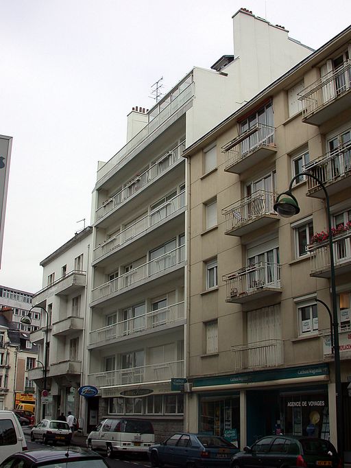 Immeuble à logements dit résidence Lyautey, 32 rue Lieutenant-colonel Maury (Vannes)