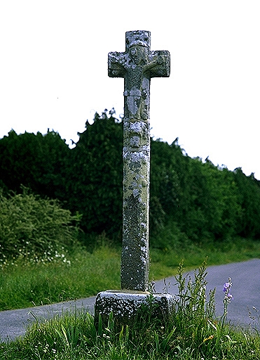 Croix de chemin, dite Croix d'Aveux, Plainfossé (Roz-Landrieux)