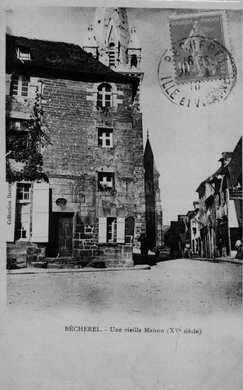 Les places de la commune de Bécherel